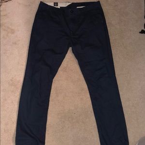 Volcom navy blue chinos